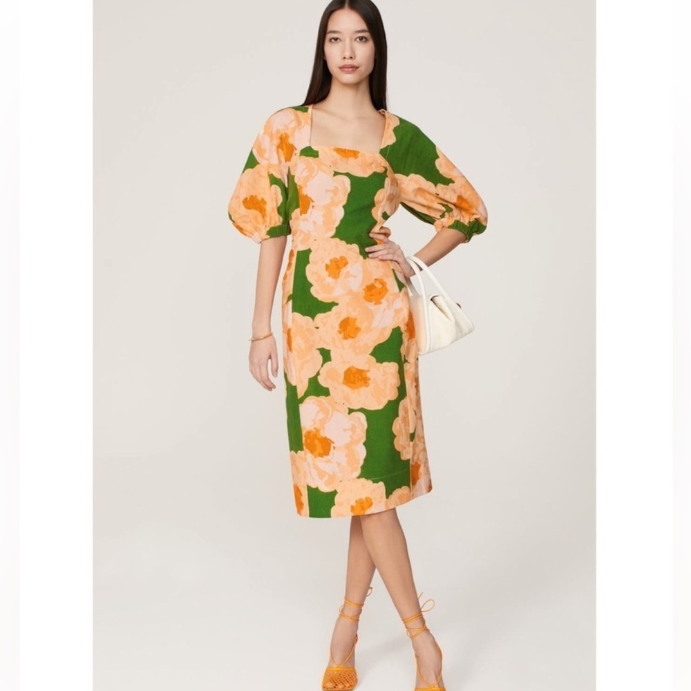 Eudon Choi Collective floral puff sleeve dress